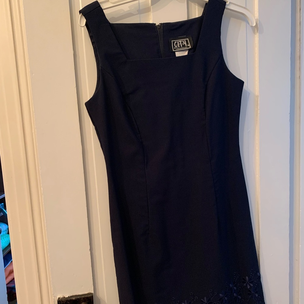Navy blue dress